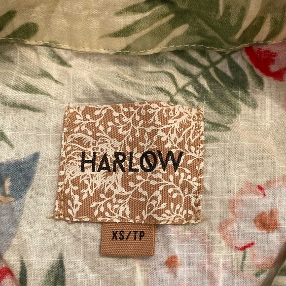 HARLOW HAWAIIAN BUTTON DOWN SHORT SLEEVE - Picture 3 of 3